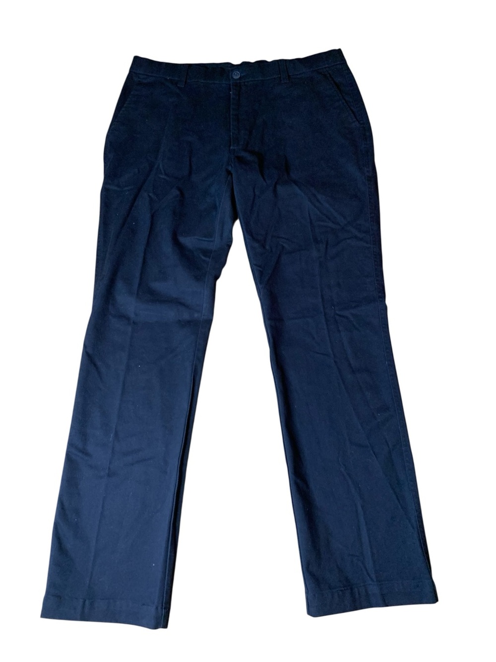 Denver Hayes Men's Black Casual Pants Chinos Size 36x32 Cotton Stretch